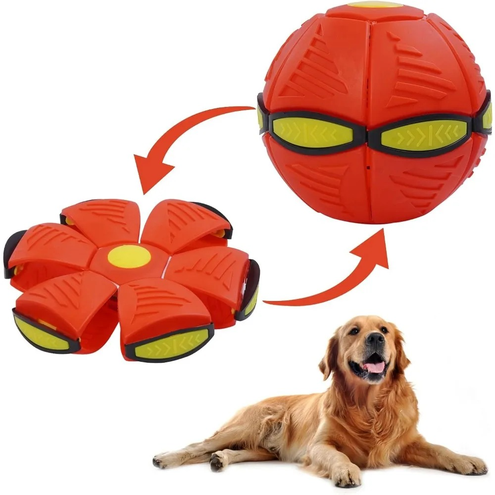 Melo™ Pet Toy Flying Saucer Ball | Doggy Disc Ball | 2024 New Design For Dog Outdoor Games
