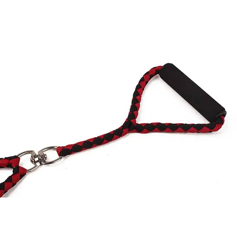 Pet Double Leash 2 Way Couplers Dog Leash Rope Elastic Extended